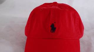 Бейсболка polo ralph lauren красная