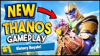 Fortnite - PLAYING AS THANOS! VICTORY ROYALE With Thanos! (Thanos Gameplay - Infinity Gauntlet LTM)
