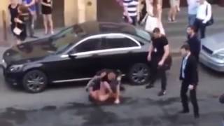 Драка с охраной клуба