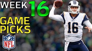 NFL Game Picks Week 16 | NFL Highlights
