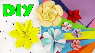 ТОП 5 ЦВЕТЫ ИЗ БУМАГИ | Идеи для декора своими руками