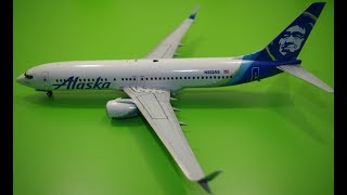 Сборка модели, Boeing 737-800 Alaska Airlines. Zvezda, scale 1/144.