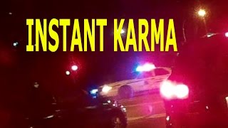 DashCam Footage of Distracted Driver - Instant Karma ! (Greater Vancouver Canada)