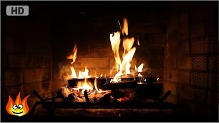 Burning Fireplace with Crackling Fire Sounds (Full HD)