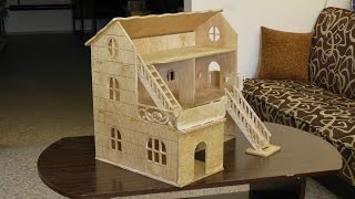 Изготовление кукольного домика из фанеры на станке с ЧПУ