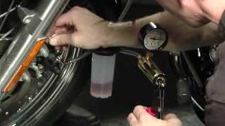 Goodridge Motorcycle Brake Line Install