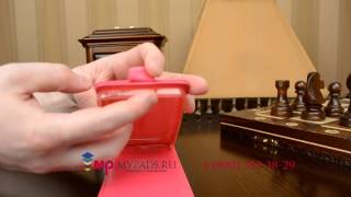 Фирменный оригинальный вертикальный откидной чехол флип для Asus Zenfone 5 A500CGA501CG розовый из к