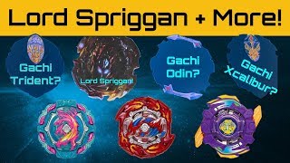 LORD SPRIGGAN, Gachi Odin, Xcalibur and Trident?! + MORE BEYBLADE NEWS!