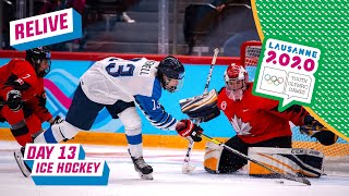 RELIVE - Ice Hockey - Men's Bronze Medal Game - CANADA vs FINLAND - Day 13 | Lausanne 2020