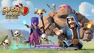 2019 PROMETE! CV13, NOVOS HERÓIS, NOVO PUSH LENDÁRIO, NOVO MODO DE JOGO E MUITO MAIS! CLASH OF CLANS