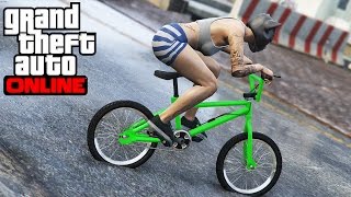 GTA 5 BMX scraps #2 (GTA V PC BMX STUNTS MONTAGE)