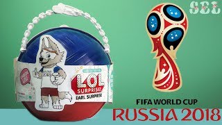 ЛОЛ Сюрприз ЗАБИВАКА LOL Surprise Zabivaka FIFA Russia 2018 Toys