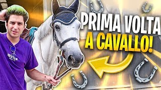 LA MIA PRIMA VOLTA A CAVALLO!! LA NICHI MI FA DA COACH!