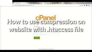 how to use gzip compression on website with .htaccess file | tutorial