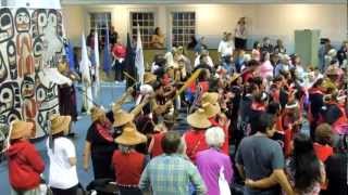 Metlakatla 4th generation dance group.