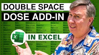 Excel Double Space Your Data By Adding Blank Rows - 2508D