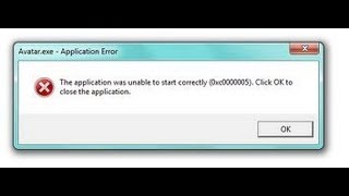 Как исправить ошибку 0xc0000005