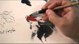 How to Paint Goldfish Step by Step with Henry Li