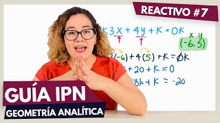 Guía IPN Geometría analítica Reactivo #7  Curso examen admisión IPN
