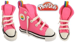 How to Make Sneakers with Play-Doh * Play Dough Art * Fun Creative For Kids * RainbowLearning