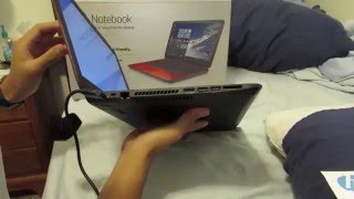 Red HP Laptop Unboxing: Flyer Red 15-f272wm