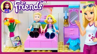 CUSTOM Parent's Room for Stephanie's House Lego Friends Renovation Build DIY Craft - Kids Toys