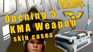 Dirty Bomb Opening 5 Weapon Skin Cases KMA