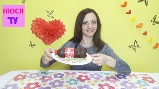 DIY Шоколадная кока кола Coca-Cola шоколадно банановый десерт и шоколадные вазочки из шариков
