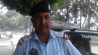 Interview of SO Traffic police kishtwar  Manmohan Sharma By Deepak Sharma