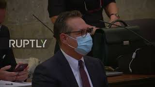 Austria: Former vice-chancellor Strache arrives in court ahead of expected corruption verdict