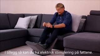 Dag Otto forklarer Expain fotmassasje med TENS