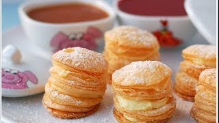 Выпечка из готового слоеного теста.