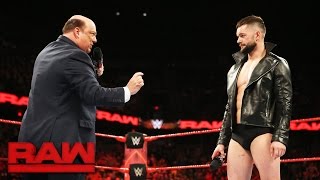 Paul Heyman places Finn Bálor above the rest for Extreme Rules Fatal 5-Way: Raw, May 22, 2017