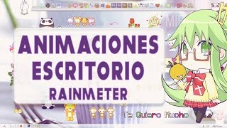 Animaciones Kawaii para Escritorio // Rainmeter Skins
