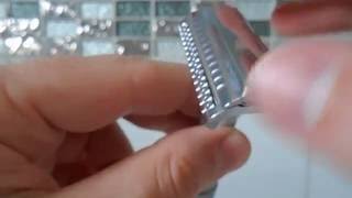 Выравнивание лезвия в Merkur 37C