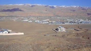 Афганистан 2015. Бамиан. Вид на бывшее расположение 2 Батальона 357 полка 103 ВДД. Вдали Будды