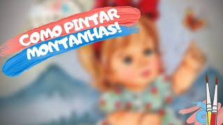 Como pintar montanha | Márcia Suelí - Cantinho de Pintura
