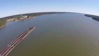 Cumberland River & Kentucky State Penitentiary (Prison) Drone Scenic Aerial View - DJI Phantom