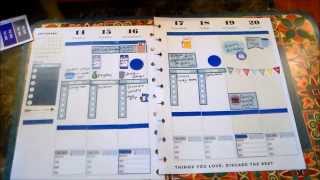 Plan With Me! Happy Planner // Blue Gerbera Theme
