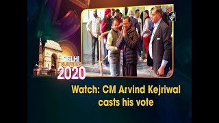 Watch: CM Arvind Kejriwal casts his vote