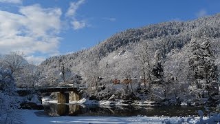 Отдых в Адыгее зимой 2016 года. Гузерипль. Музей Кавказского заповедника. Дольмен