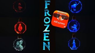 Светодиодные брелки "Холодное сердце" с Aliexpress