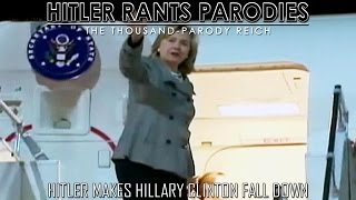 Hitler makes Hillary Clinton fall down