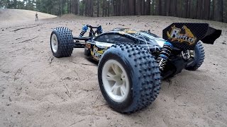 БЮДЖЕТКИ ... H.King Rattler 1/8 4WD Buggy rc car ... Бюджетная багги с БК