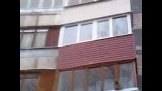 Наружная обшивка балкона сайдингом в Москве  | Правильные окна