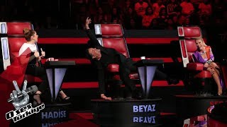 Beyaz'dan olay Hadise taklidi! | O Ses Türkiye 2018