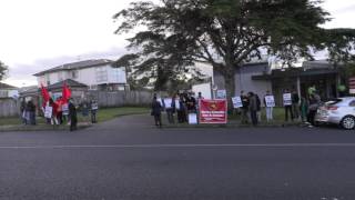 Justice for Indian Students in NZ Protest 26 Sep 2016 part 1