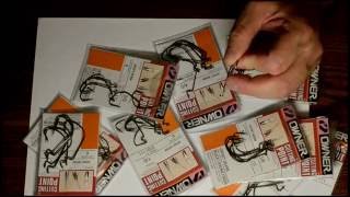 Четыре вида офсетных крючков с aliexpress, обзор.