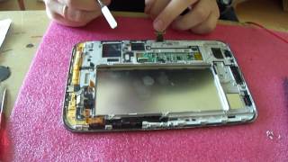 Samsung Tab 2 GT P3100   замена тачскрина и дисплея, разборка