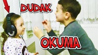 DUDAK OKUMA Oynadık -Öykü ve Emir - Eğlenceli Çocuk Videosu